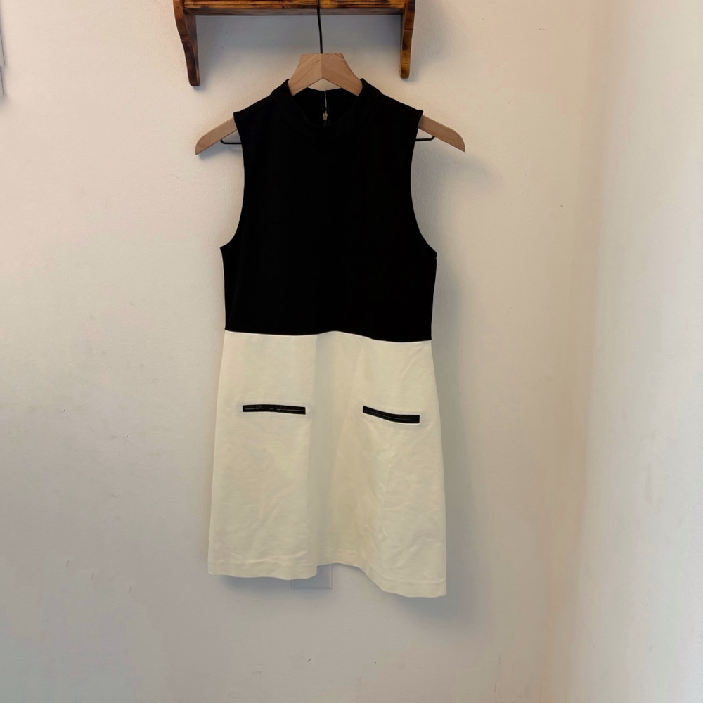Women's Sanctuary Black White Colorblock Mini Dress M
